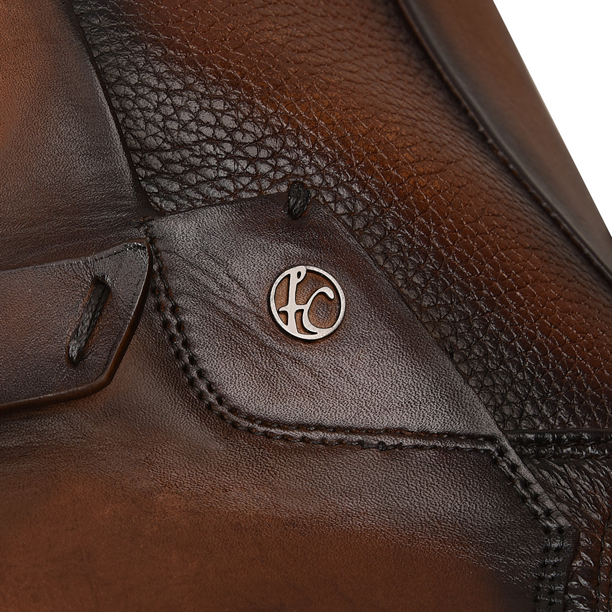 Cuadra Mens Deer Zipper Round Toe Botin