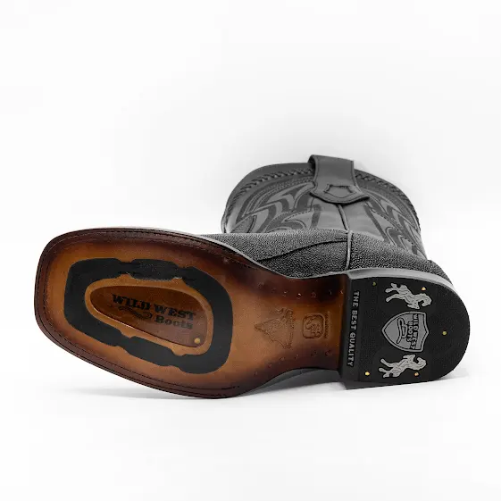 Wild West Boots Stingray Single Stone-2824L1105
