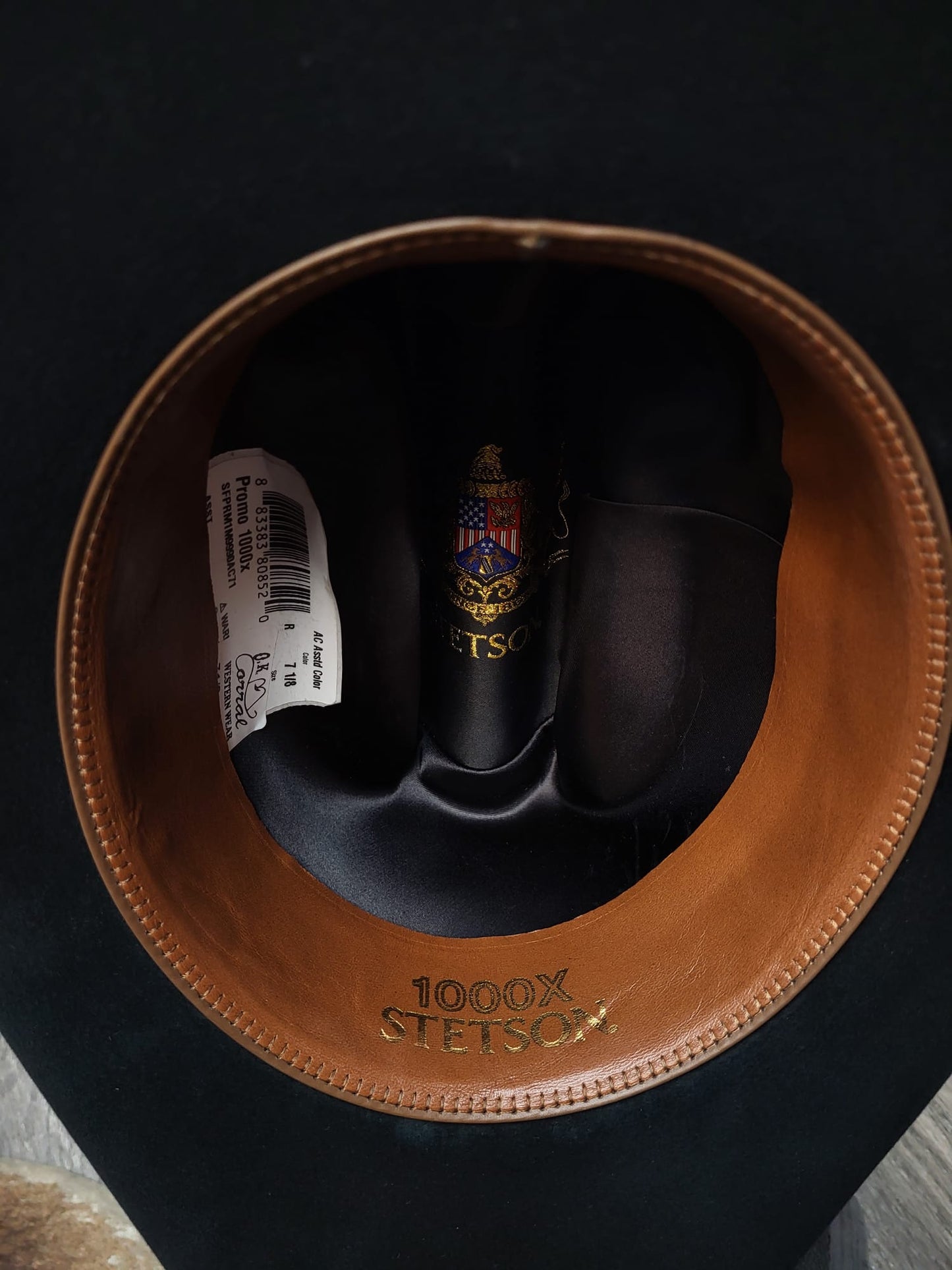 Stetson 1000X Black Texana