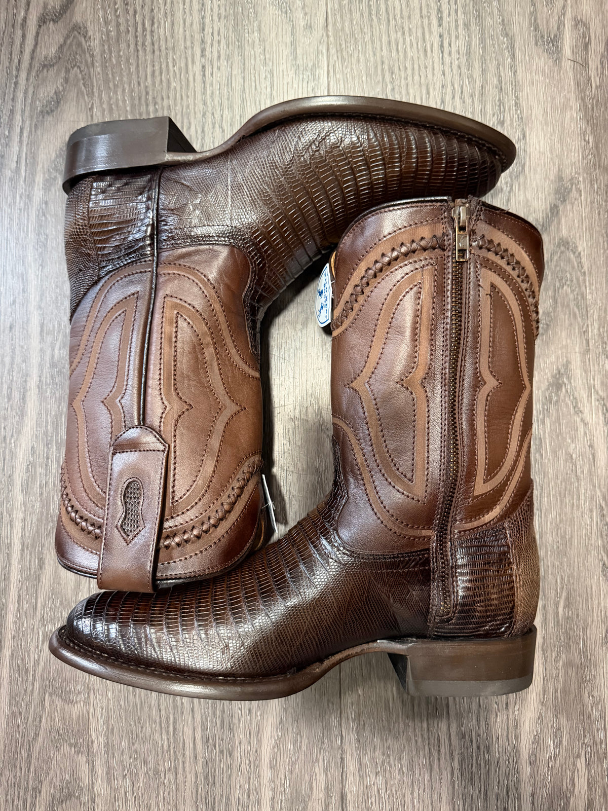 Wild West Roper Italian Zipper Lizard