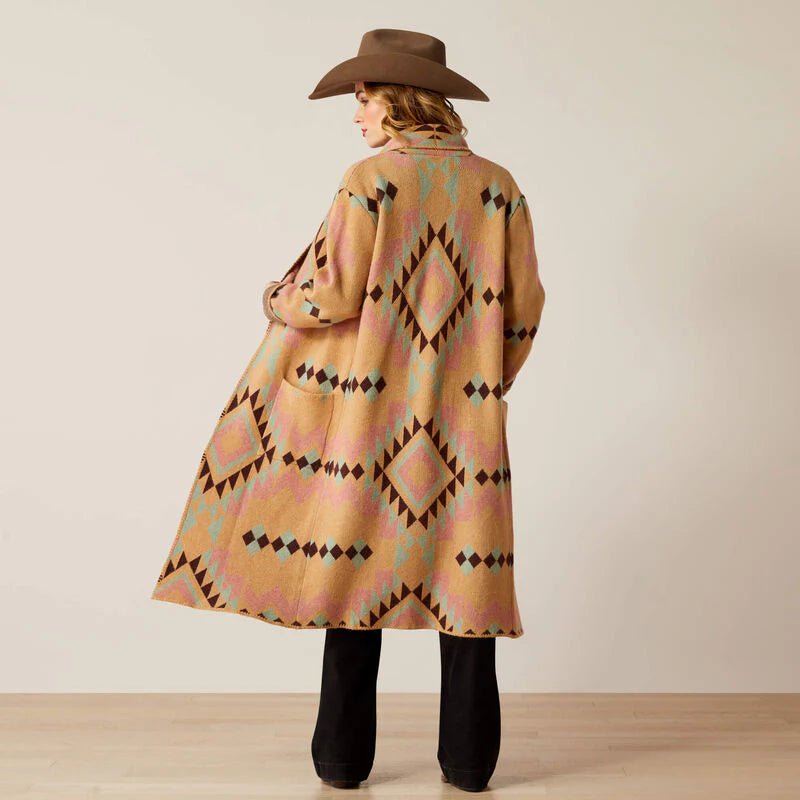 Ariat Women's Chic Blanket Sunset Coat