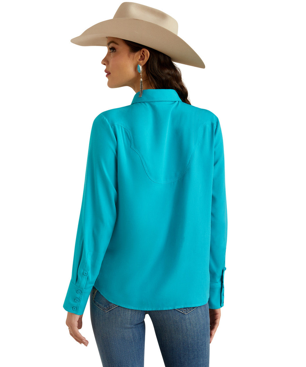 Ariat Buckaroo Teel Ladies Shirt