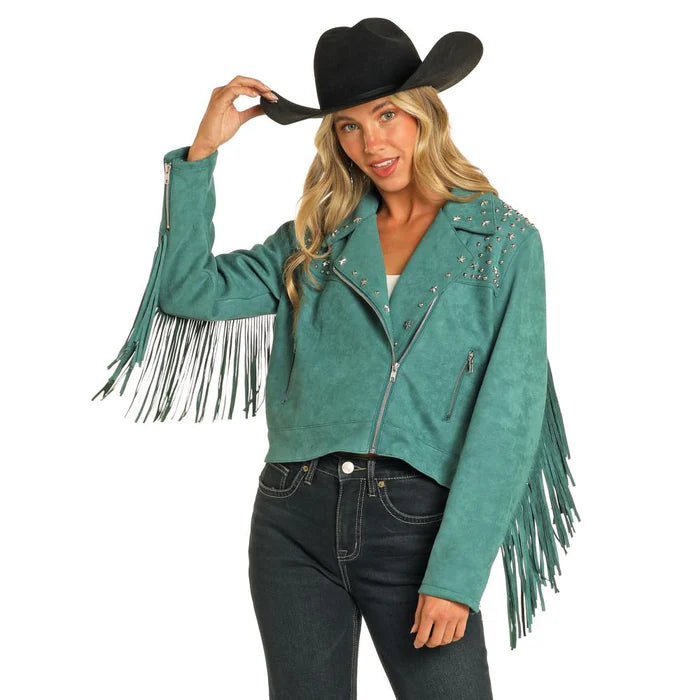 Rock & Roll Evergreen Moto Jacket