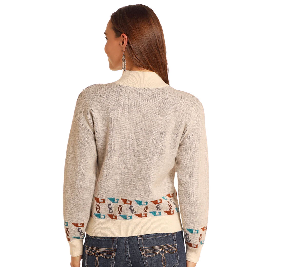 Panhandle Bronco Turtleneck Sweater