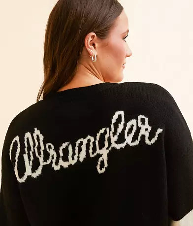 Wrangler Women's Black Logo Sweater