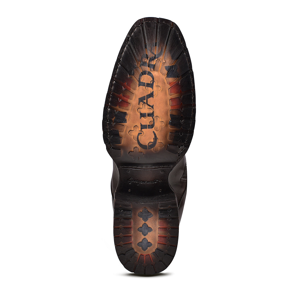 Cuadra Mens Brown Chaos Laser & Embroidery Boot