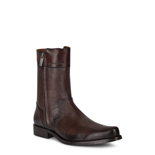 Cuadra Mens Chocolate Genuine Deer Exotic Botin