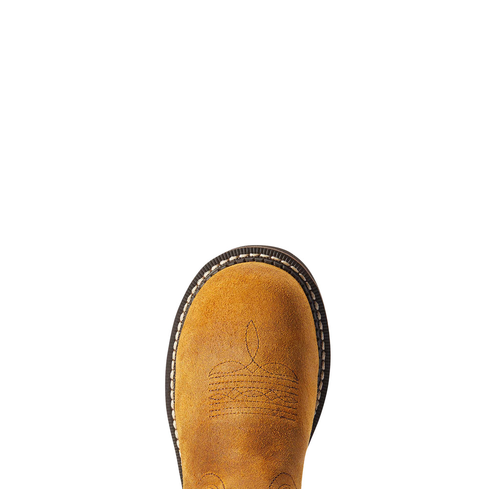 Ariat Ladies Fatbaby Heritage Waterproof Work Boot