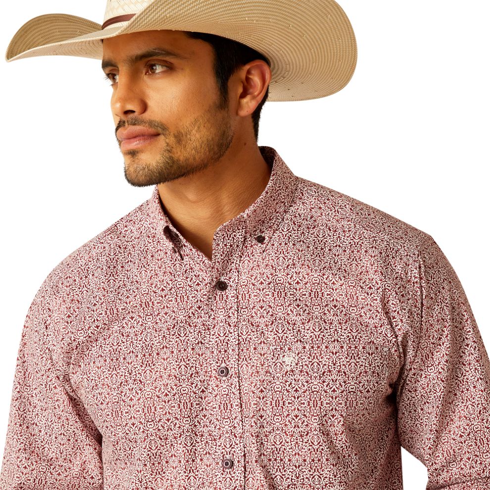 Ariat Red Floral Shirt