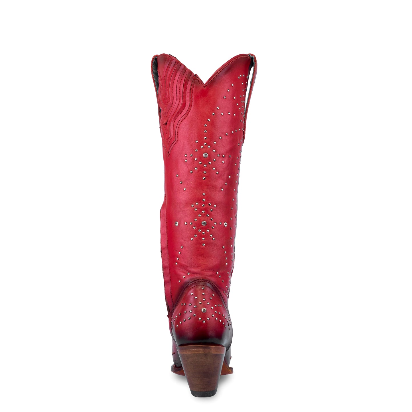 Corral Boot Company Red Crystal Ladies Cowgirl Boot