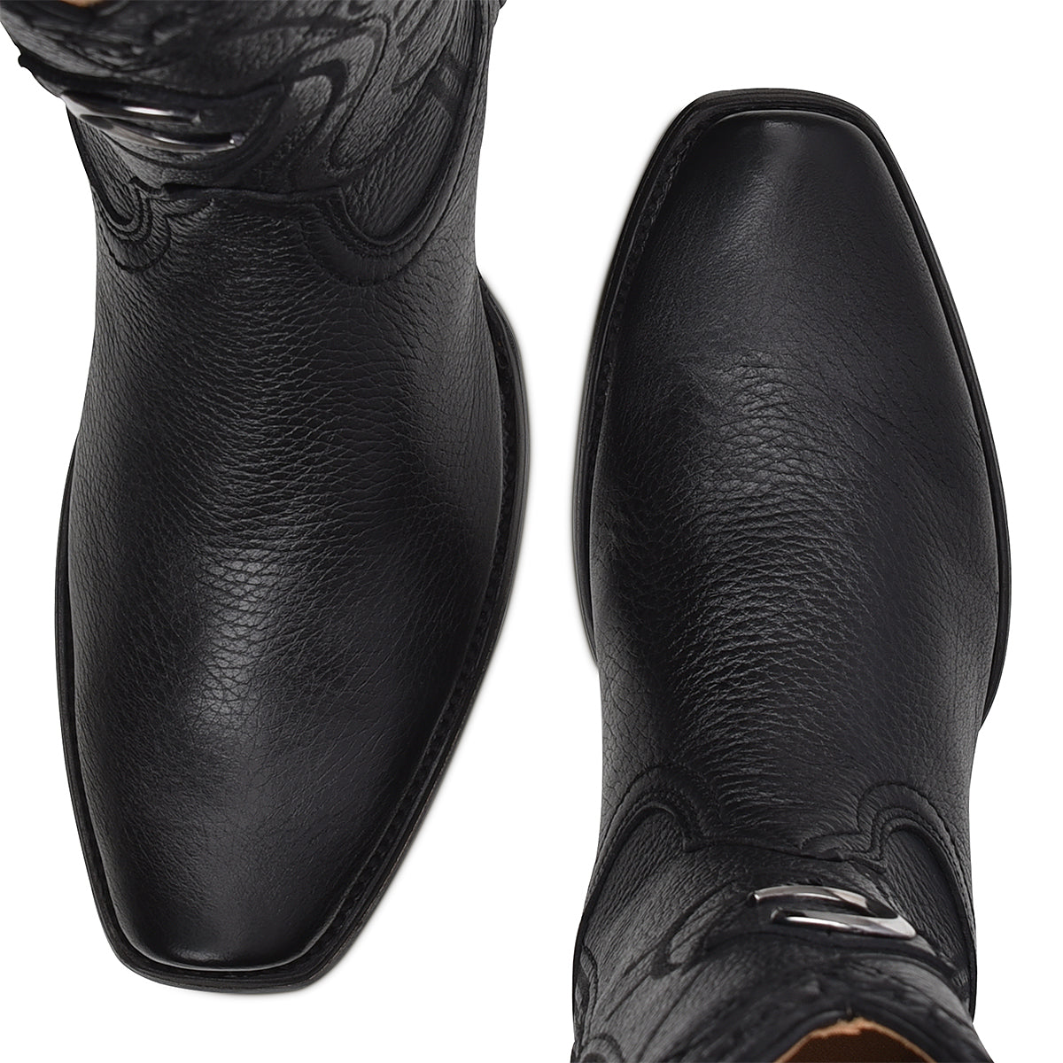 Cuadra Black/Deer Laser Narrow Square Toe