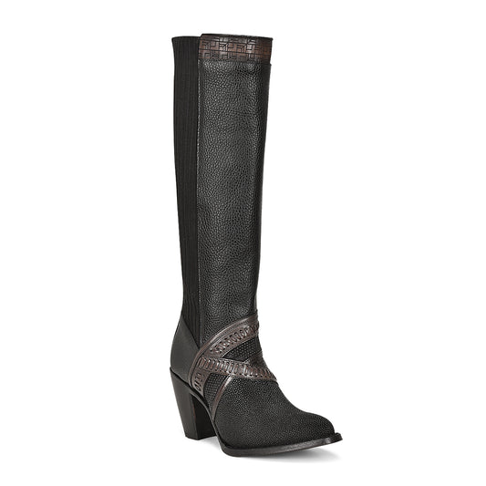 Cuadra Black/Stingray Tall Zipper