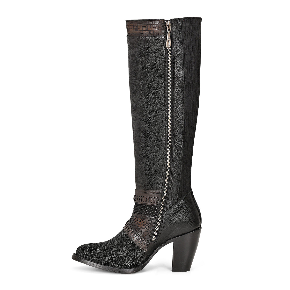 Cuadra Black/Stingray Tall Zipper