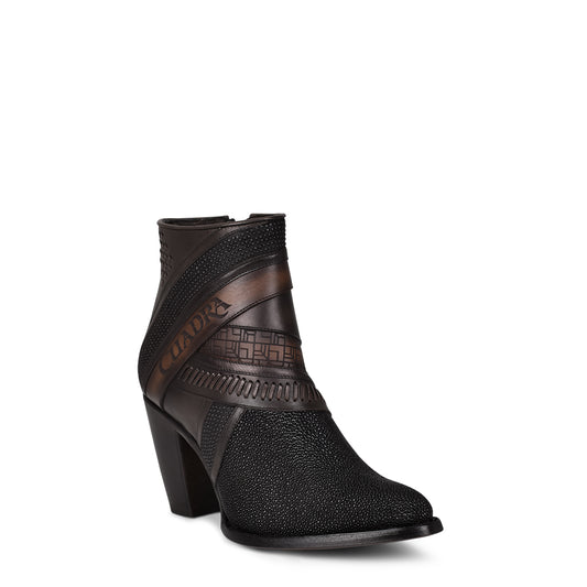 Cuadra Ladies Black/Stingray Bootie