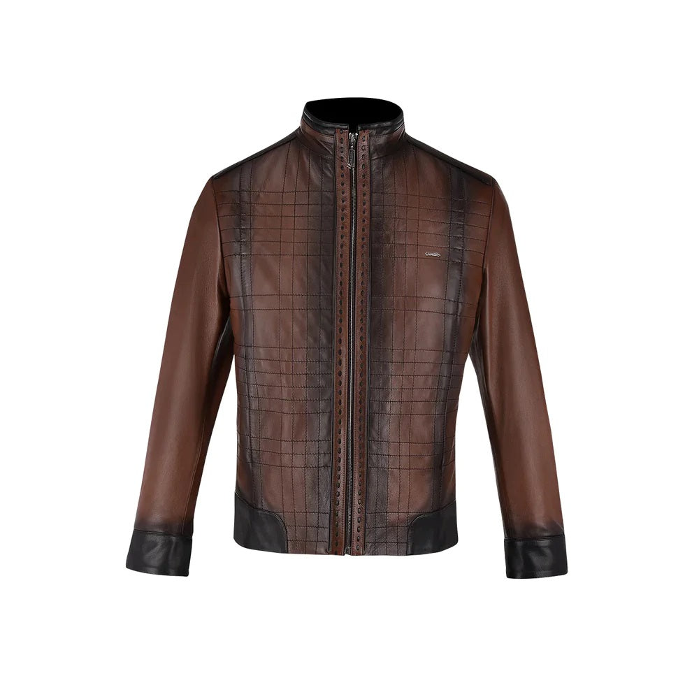 Cuadra Brown Zipper Jacket