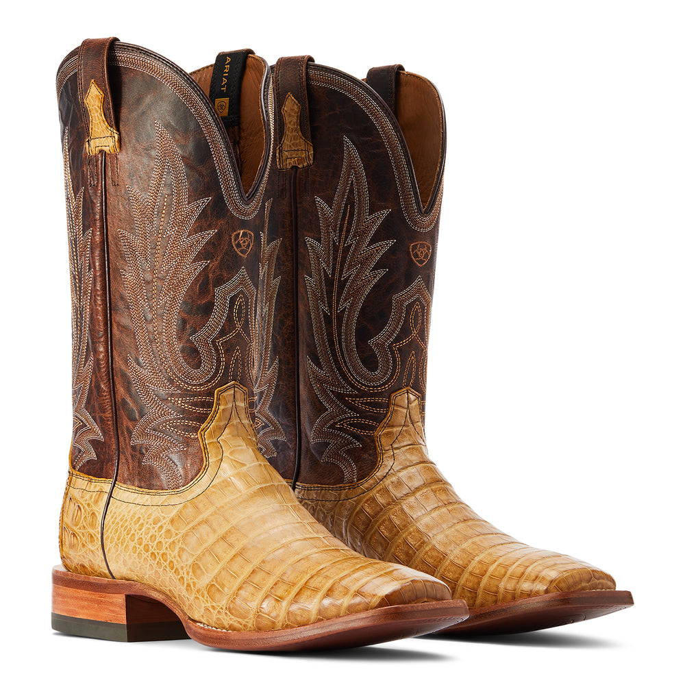 Ariat Mens Gunslinger Honeycomb Caiman Belly Cowboy Boot