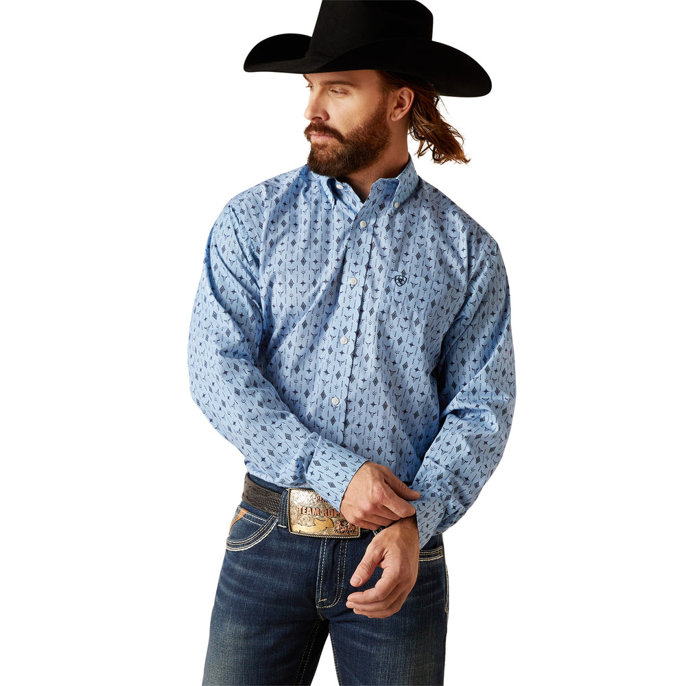 Ariat Blue Longhorn Shirt