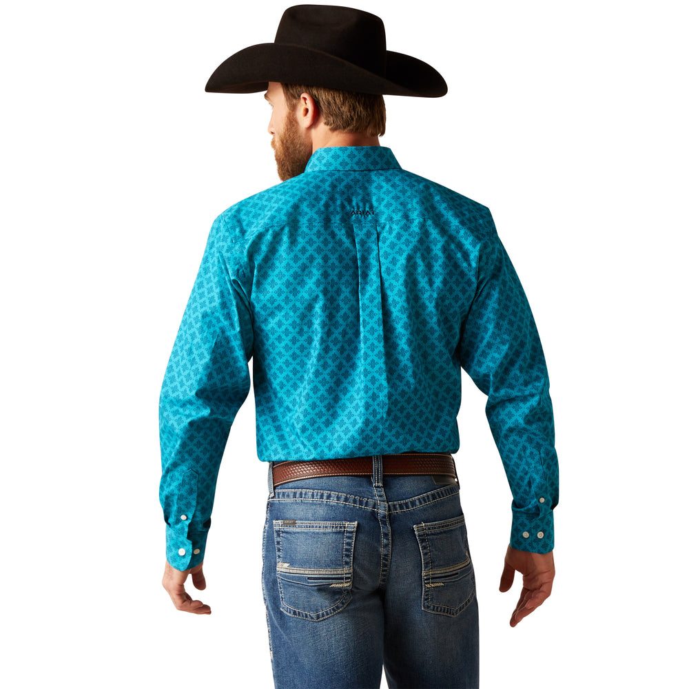 Ariat Mens Turquoise Shirt