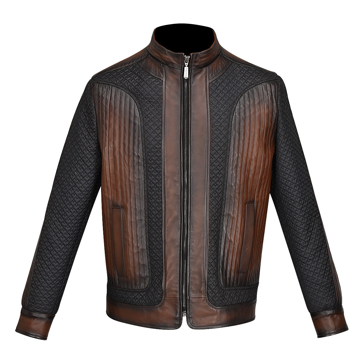 Cuadra Men's Brown Zipper Jacket