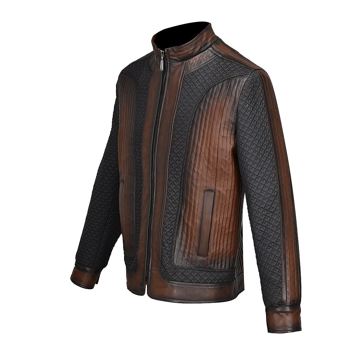 Cuadra Men's Brown Zipper Jacket