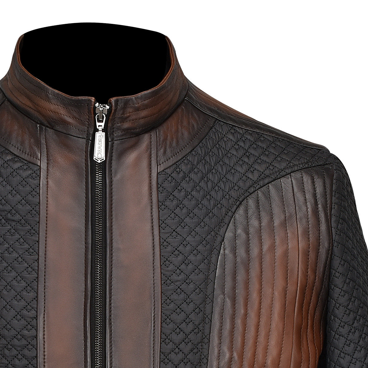 Cuadra Men's Brown Zipper Jacket