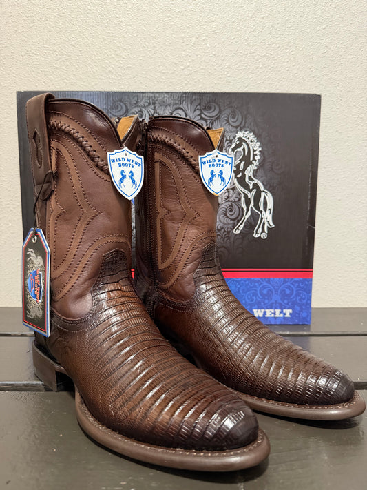 Wild West Roper Italian Zipper Lizard