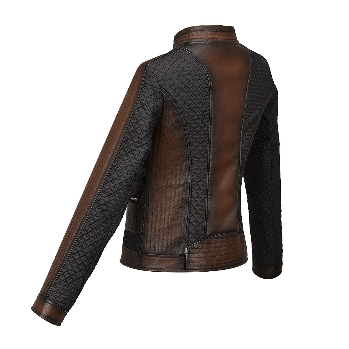 Cuadra Ladies Brown Lather Jacket