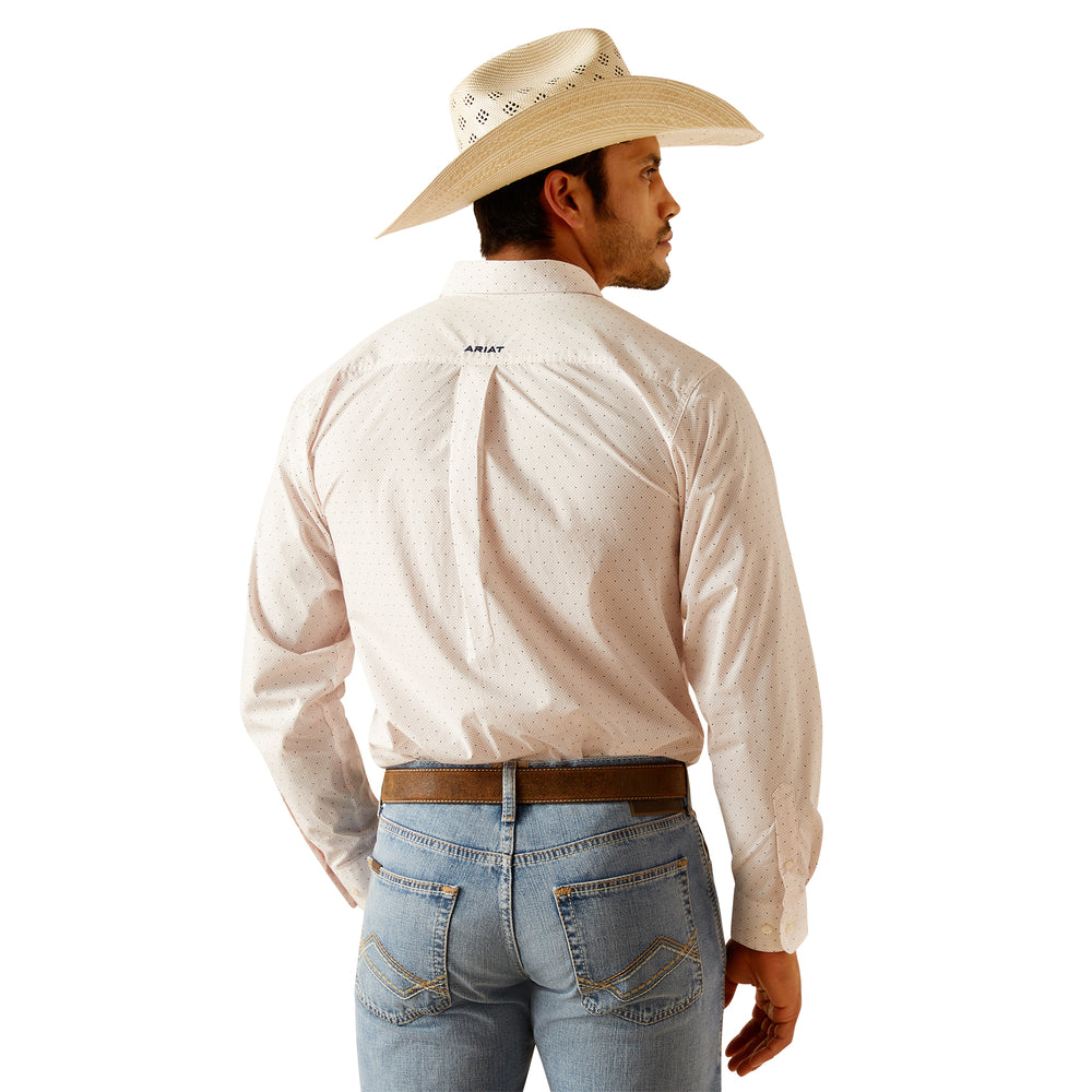 Ariat Thor White/Dotted Fitted Shirt