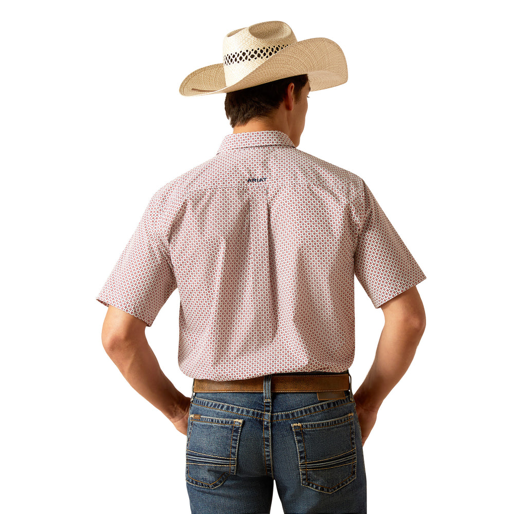 Ariat Mens Teagan Fitted Short Sleeve Shirt