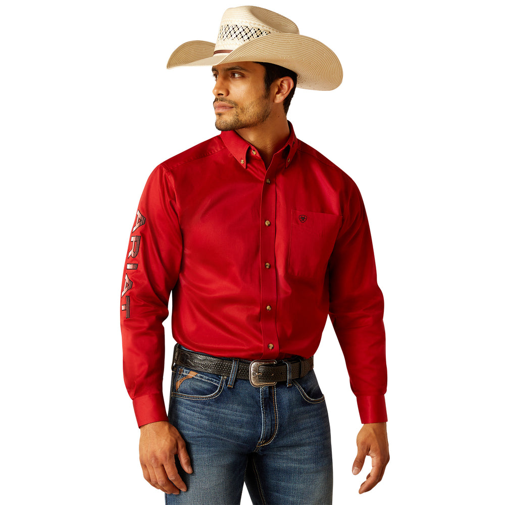 Ariat Mens Team Logo Long Sleeve Shirt