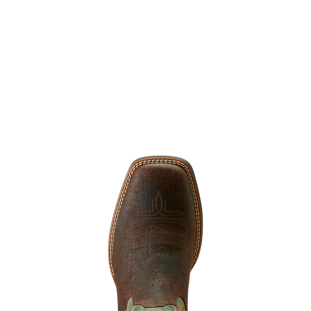 Ariat Amos Rockweed Brown/Green Cowboy Boot