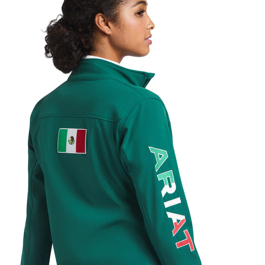 Ariat Womens Green Mexico Soft Shell Jacket