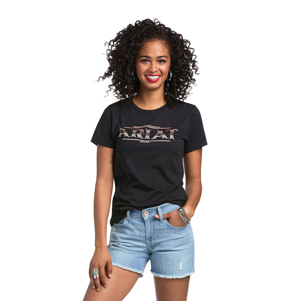 Ariat Ladies Black Serape T-Shirt