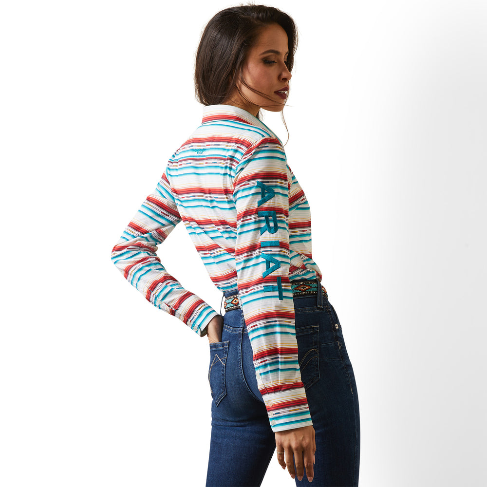 Ariat Ladies Striped Logo Shirt