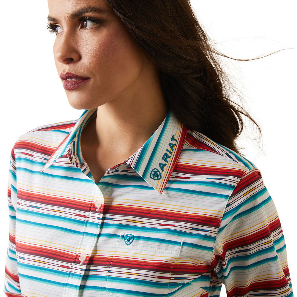 Ariat Ladies Striped Logo Shirt