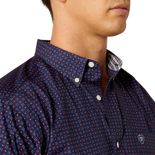 Ariat Mens Dark Blue Shirt