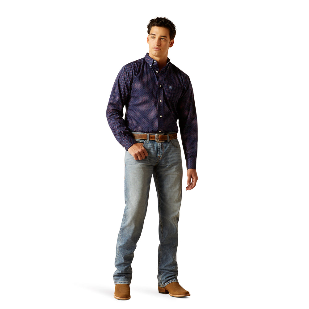 Ariat Mens Dark Blue Shirt