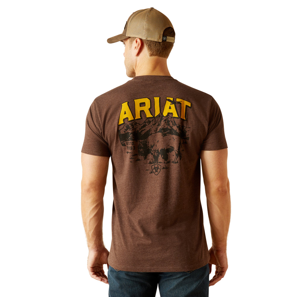 Ariat Brown Bison Sketch Ariat T-Shirt