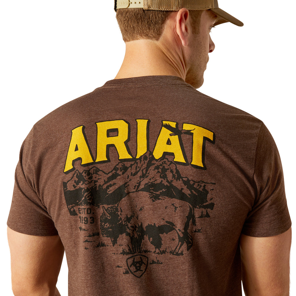 Ariat Brown Bison Sketch Ariat T-Shirt