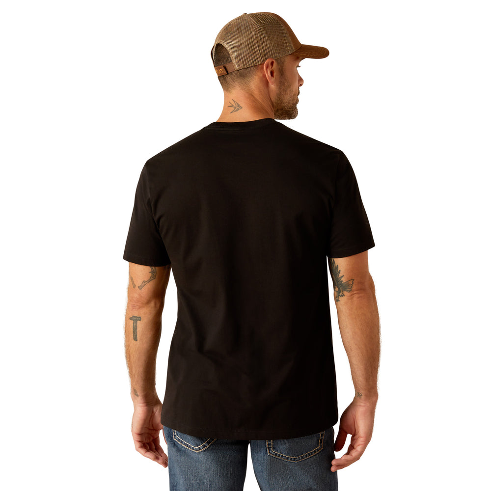 Ariat Mens Black Hexagon Ariat T-Shirt