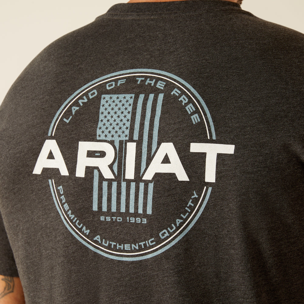 Ariat Mens Grey Charcoal Ariat T-Shirt