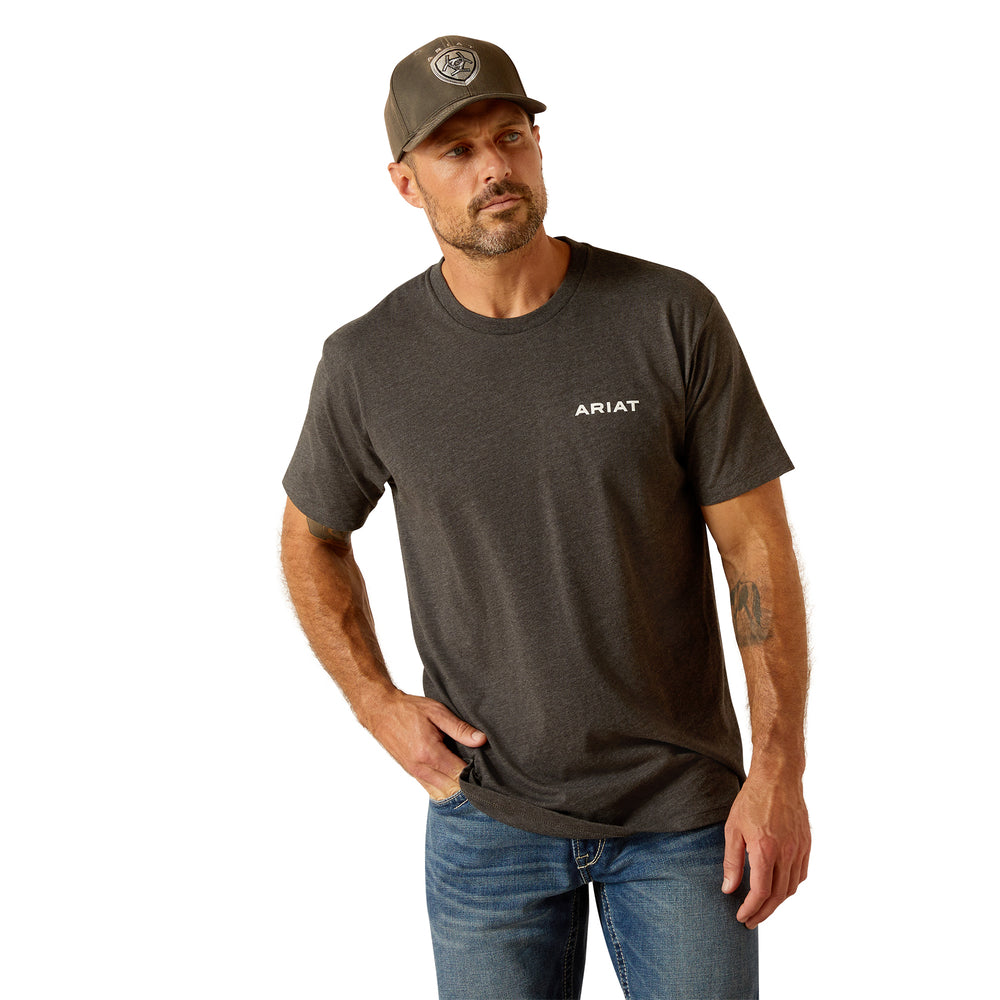 Ariat Mens Grey Charcoal Ariat T-Shirt