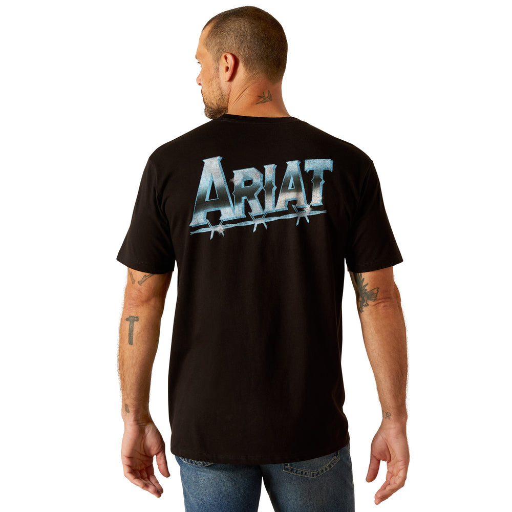 Ariat Mens Black Chrome Wire Ariat T-Shirt