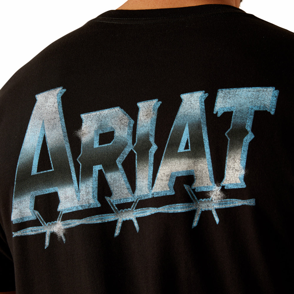 Ariat Mens Black Chrome Wire Ariat T-Shirt