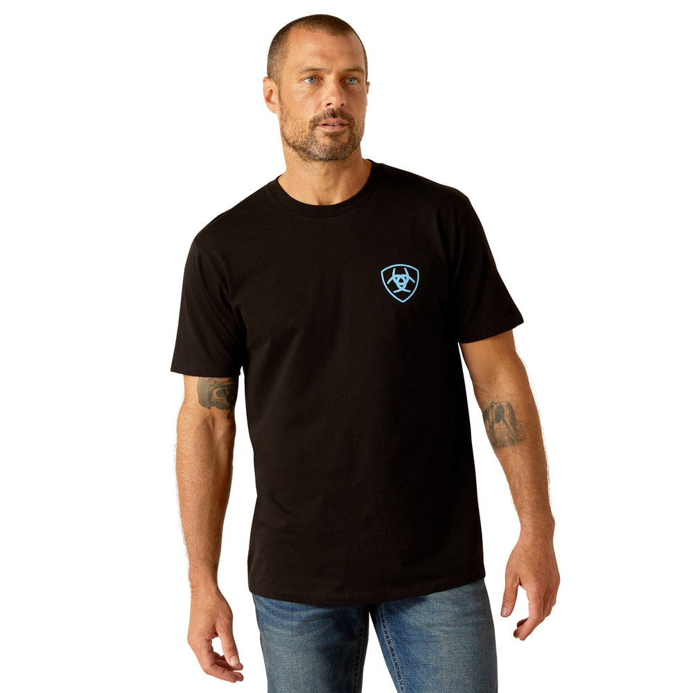 Ariat Mens Black Chrome Wire Ariat T-Shirt