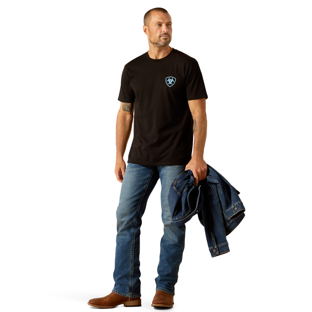 Ariat Mens Black Chrome Wire Ariat T-Shirt