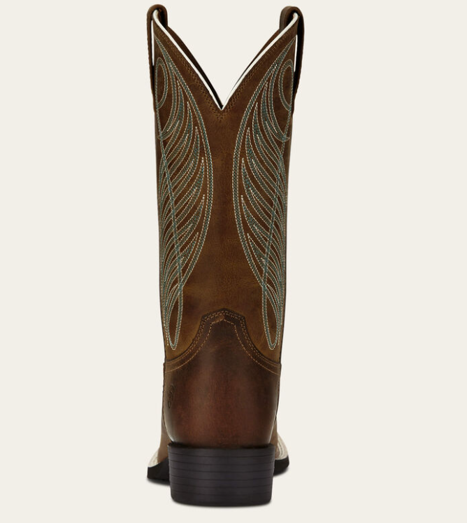 Ariat Round Up Wide Square Toe Western Boot