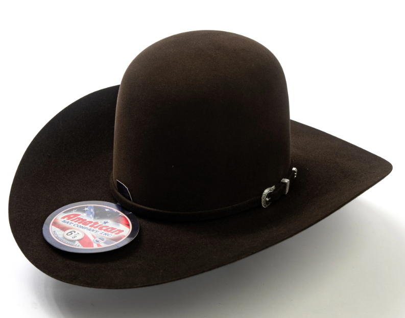American Hat Company 7X Chocolate 4 1/4" Felt Hat
