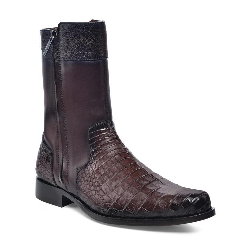 Cuadra Brown Caiman/Dark Brown Cowhide FC867