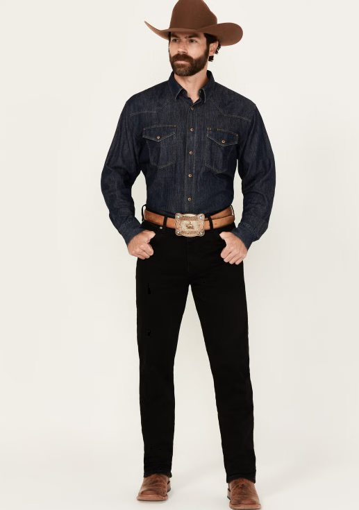Wrangler Retro Men's Blackwell Slim Straight Stretch Denim Jeans